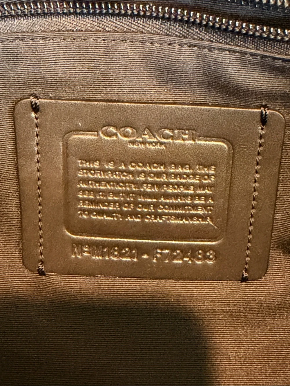 COACH Houston Back pack F72483